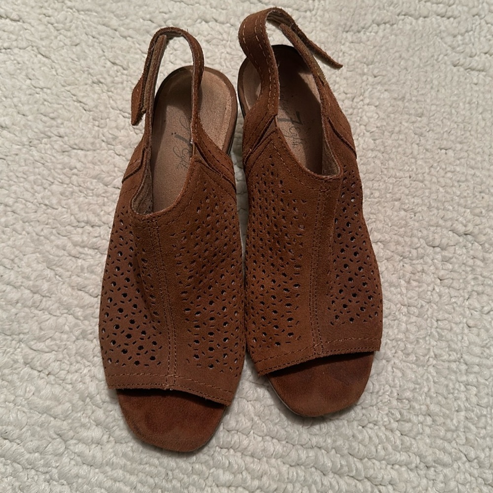 Brown heels